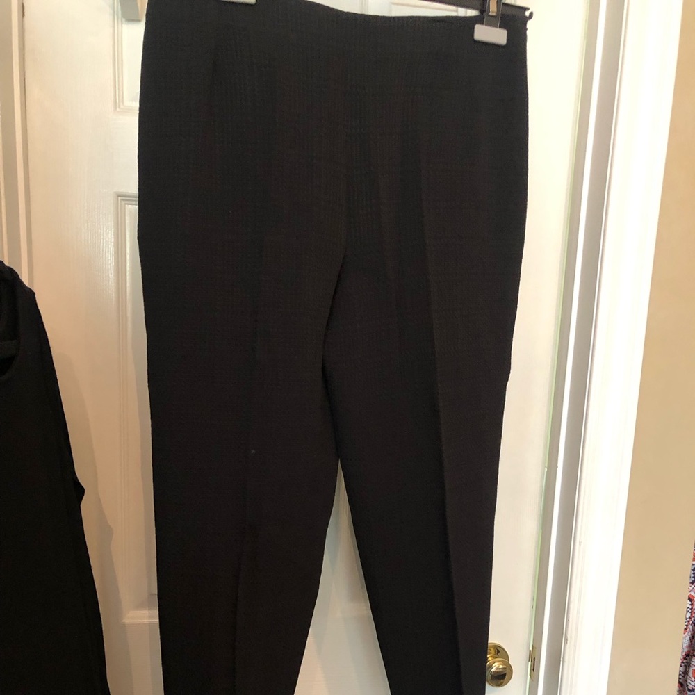 Irene van Ryb Black Wool blend slim leg pants Size 46